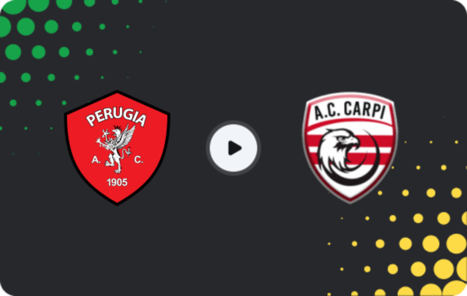 Where to watch Perugia — Athletic Carpi, Serie C - Girone B, 15.02.2026