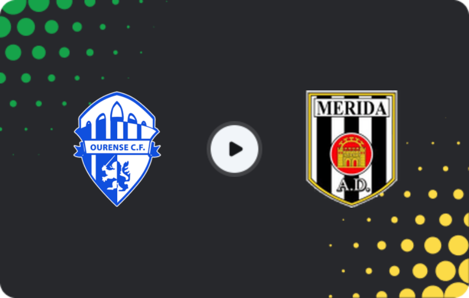 Where to watch Ourense CF — Mérida AD, Primera Federación – Group 1, 15.02.2026