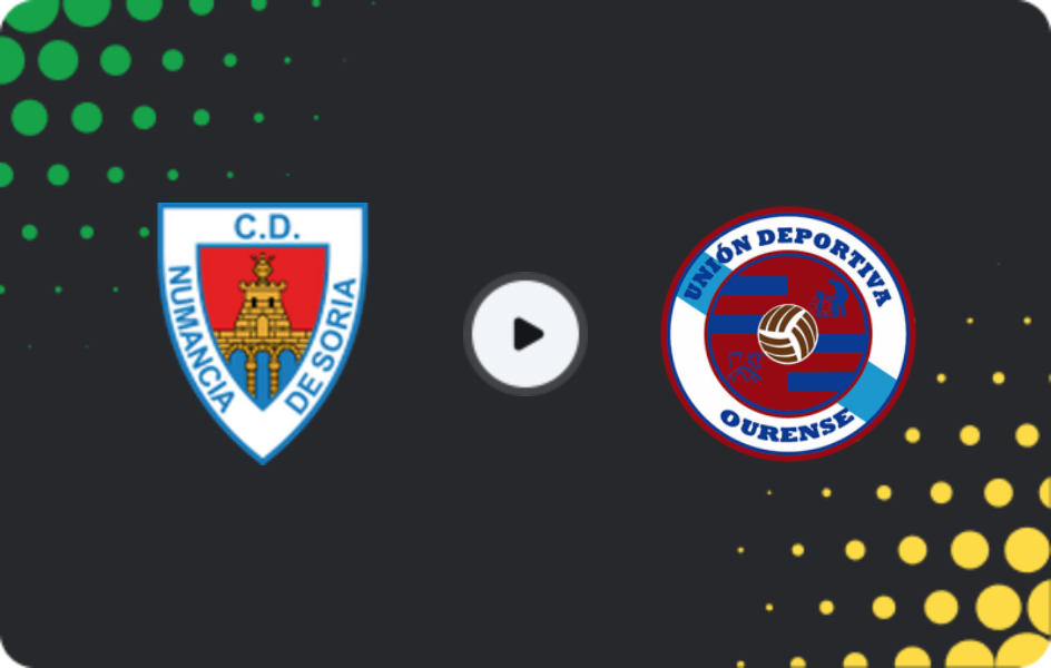 Where to watch Numancia — UD Ourense, Segunda Federación – Group 1, 15.02.2026