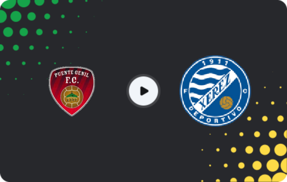 Where to watch Puente Genil — Xerez Deportivo, Segunda Federación - Group 4, 15.02.2026