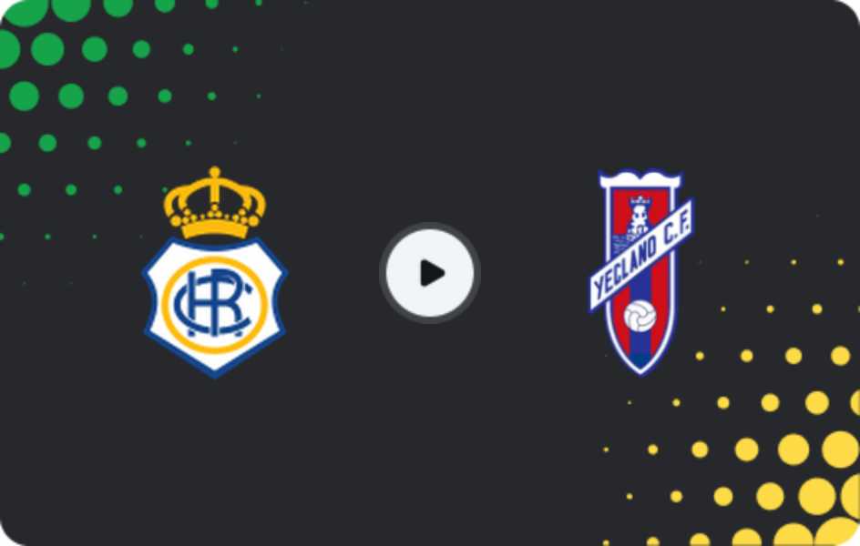 Where to watch Recreativo Huelva — Yeclano, Segunda Federación - Group 4, 15.02.2026