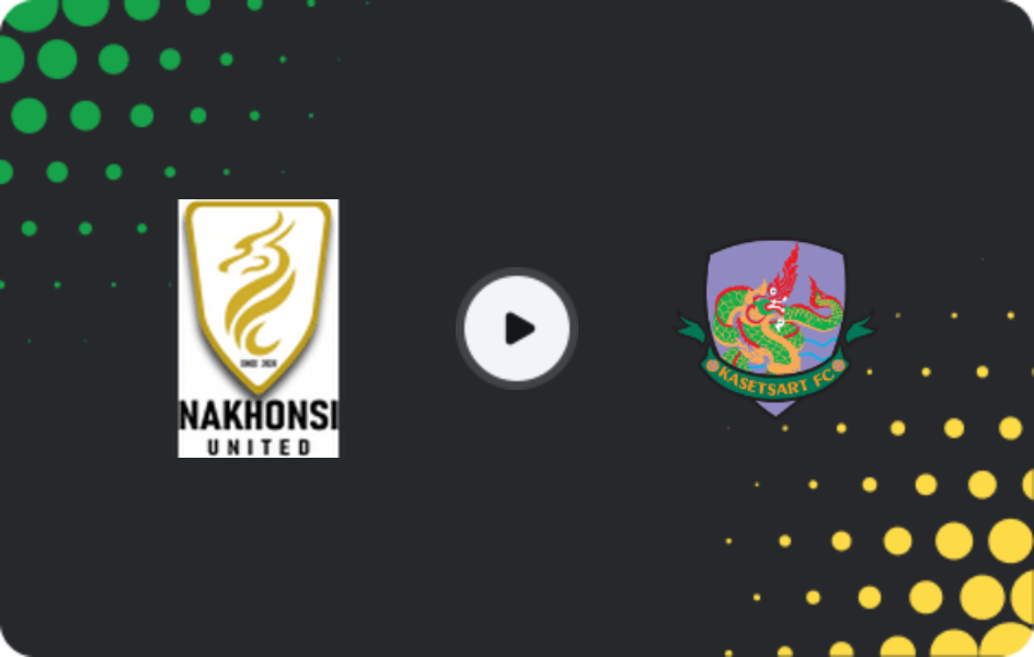 Where to watch Nakhon Si Thammarat — Kasetsart FC, League 2, 19.02.2026