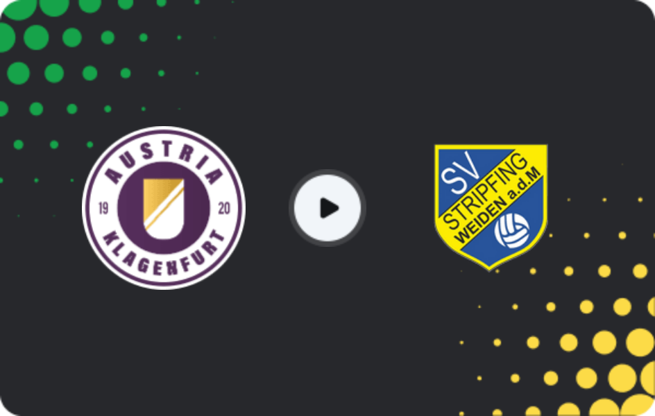 Where to watch Austria Klagenfurt — Stripfing, 2. Liga, 20.02.2026
