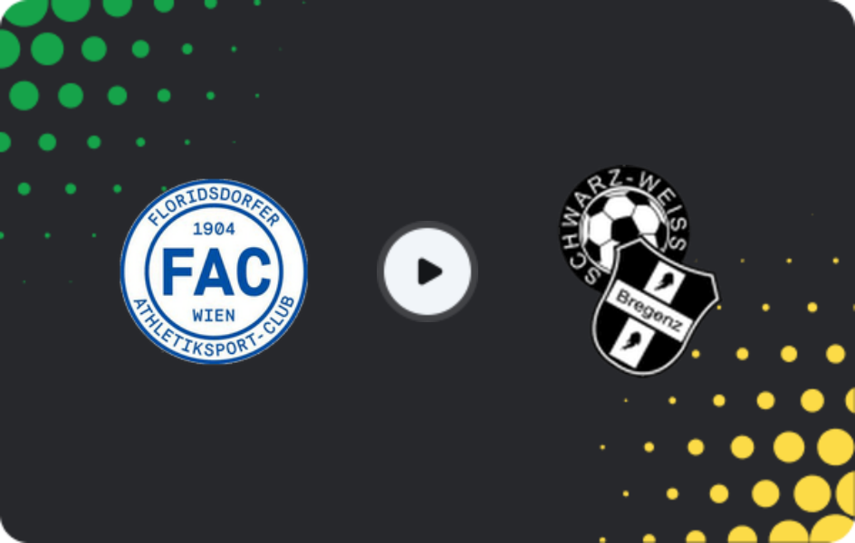 Where to watch Floridsdorfer AC — Schwarz-Weiß Bregenz, 2. Liga, 20.02.2026