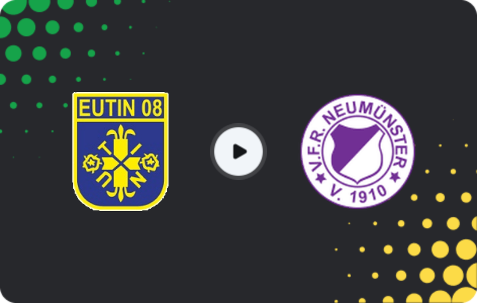 Where to watch Eutiner SV — VfR Neumünster, Oberliga - Schleswig-Holstein, 20.02.2026