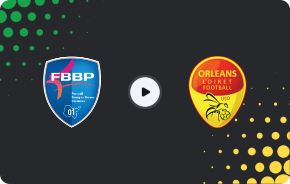 Where to watch Bourg-en-bresse 01 — Orleans, Championnat National, 20.02.2026