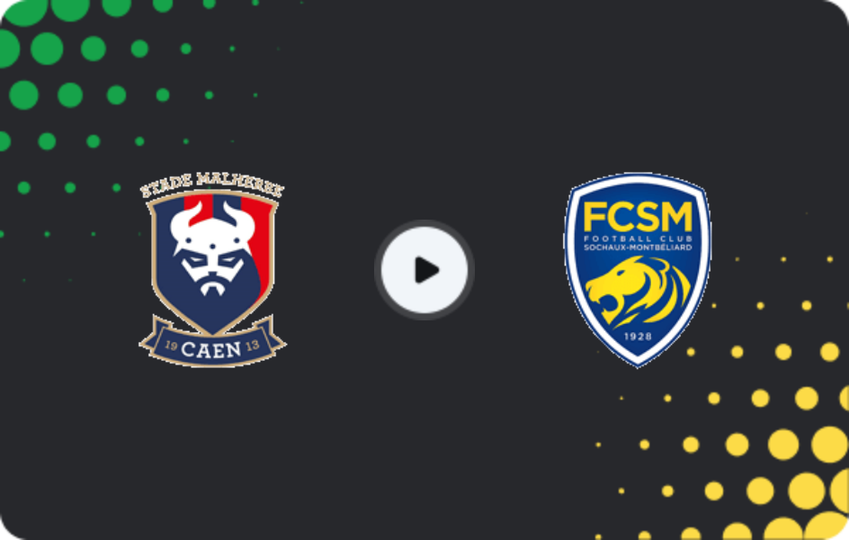 Where to watch Caen — Sochaux, Championnat National, 20.02.2026