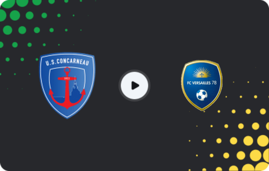 Where to watch Concarneau — Versailles, Championnat National, 20.02.2026