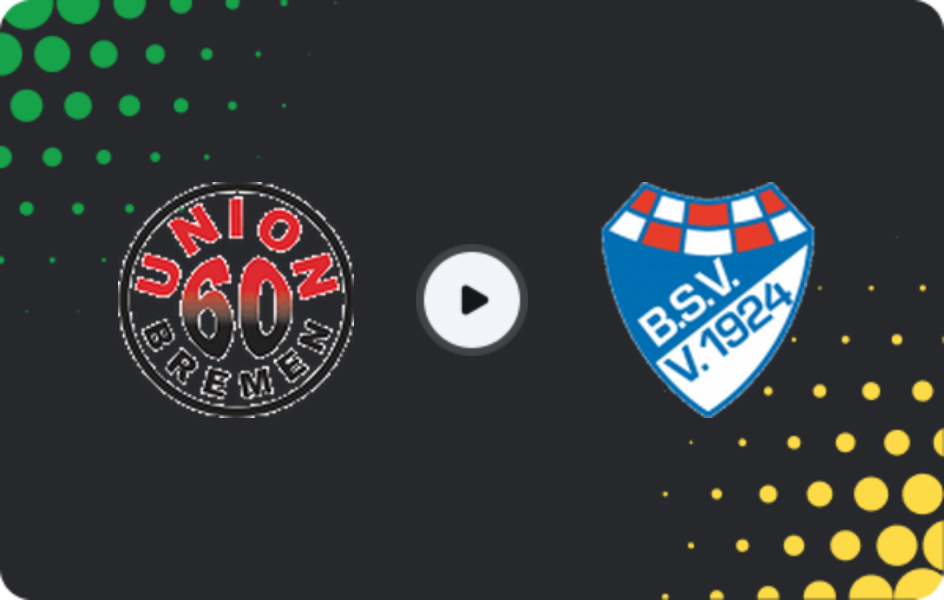 Where to watch Union Bremen — Brinkumer SV, Oberliga - Bremen, 21.02.2026