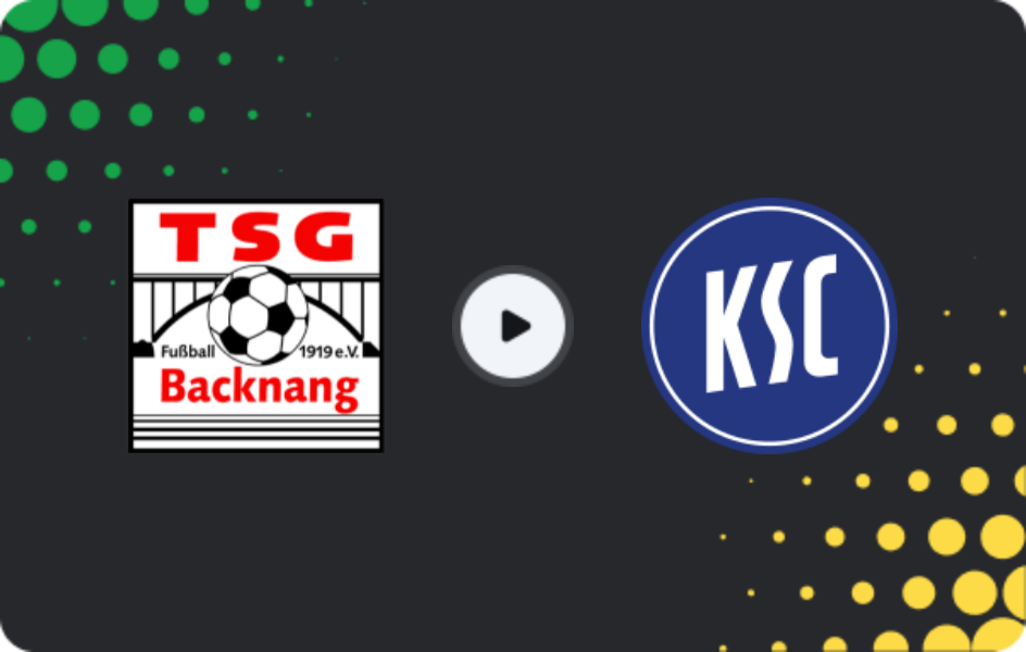 Where to watch Backnang — Karlsruhe II, Oberliga - Baden-Württemberg, 21.02.2026