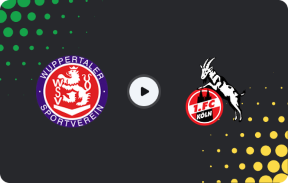 Where to watch Wuppertaler SV — Köln II, Regionalliga - West, 21.02.2026