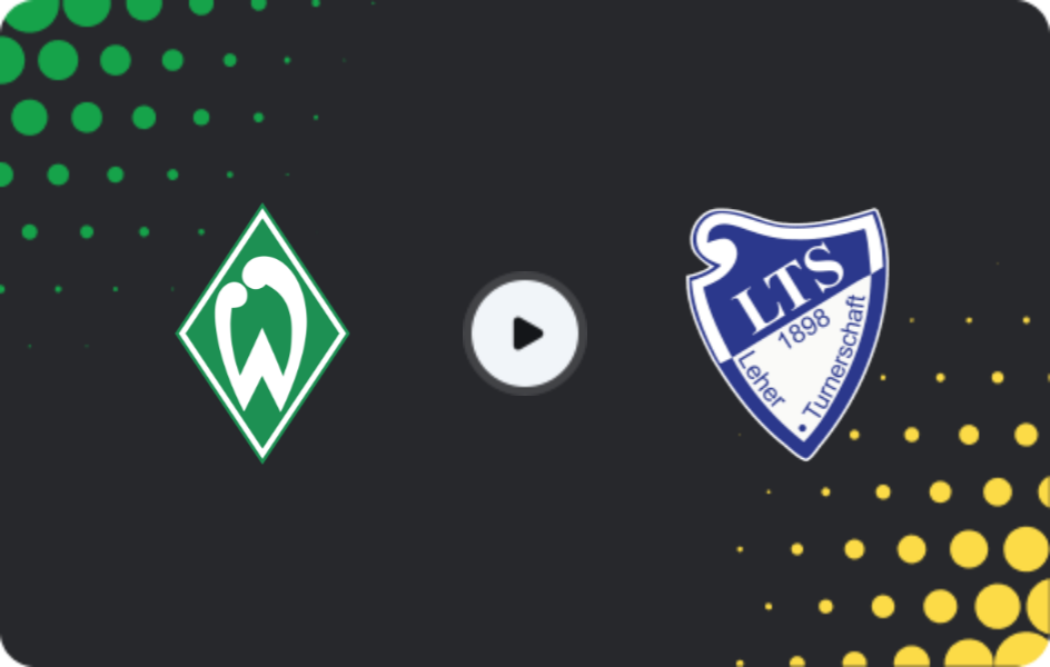Where to watch Werder Bremen III — Leher TS, Oberliga - Bremen, 21.02.2026