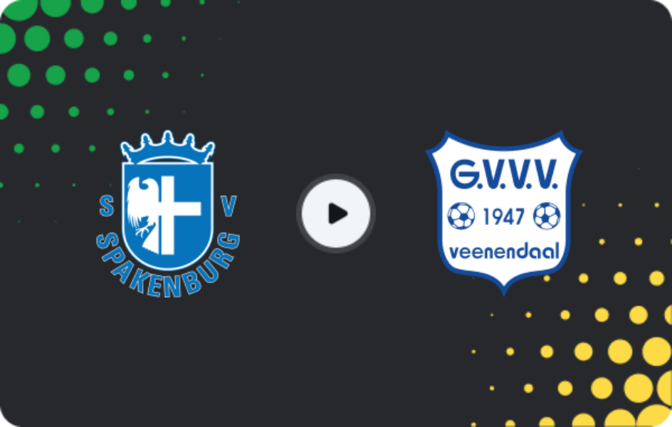 Where to watch Spakenburg — GVVV Veenendaal, Tweede Divisie, 21.02.2026