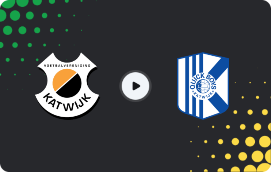 Where to watch Katwijk — Quick Boys, Tweede Divisie, 21.02.2026