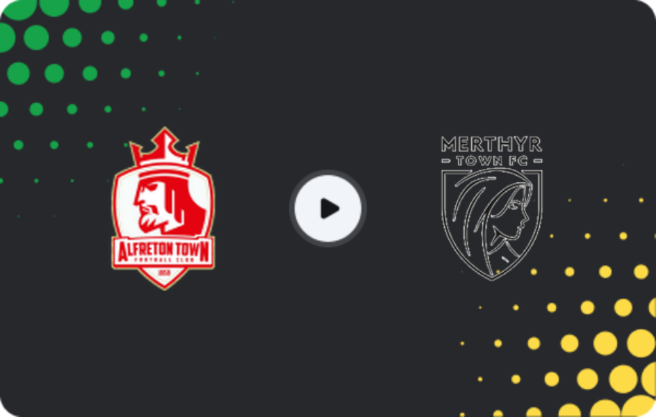 Where to watch Alfreton Town — Merthyr Town, National League - North, 21.02.2026