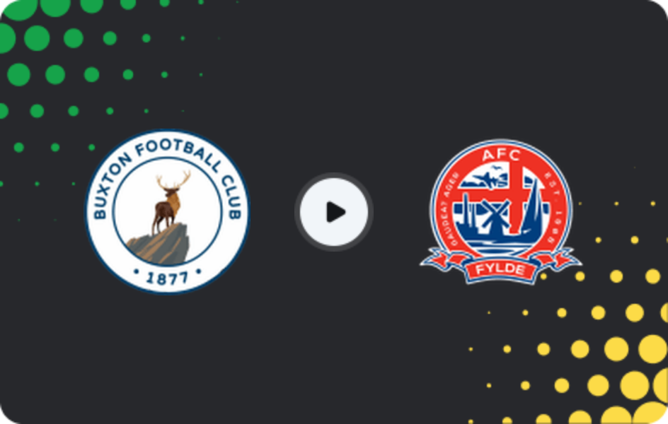 Where to watch Buxton — AFC Fylde, National League - North, 21.02.2026