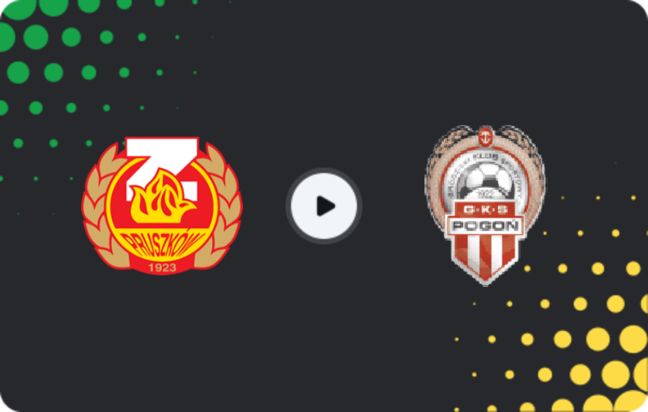 Where to watch Znicz Pruszków — Pogoń Grod. Mazowiecki, 1 Liga, 21.02.2026