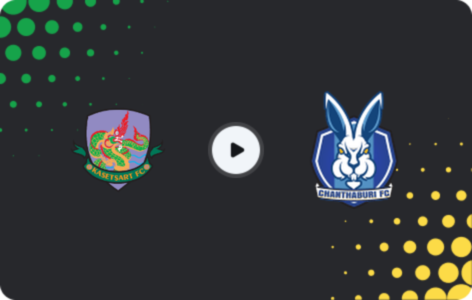 Where to watch Kasetsart FC — Chanthaburi, League 2, 22.02.2026