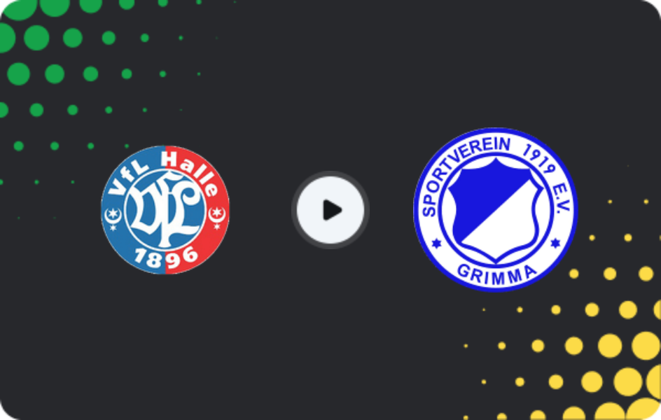 Where to watch VfL Halle — FC Grimma, NOFV-Oberliga Süd, 22.02.2026