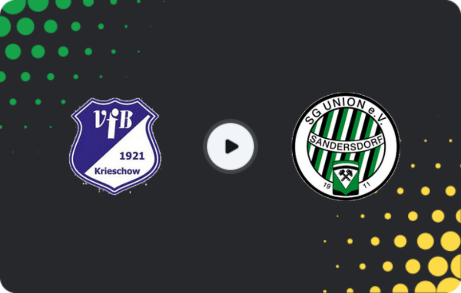 Where to watch Krieschow — Union Sandersdorf, NOFV-Oberliga Süd, 22.02.2026