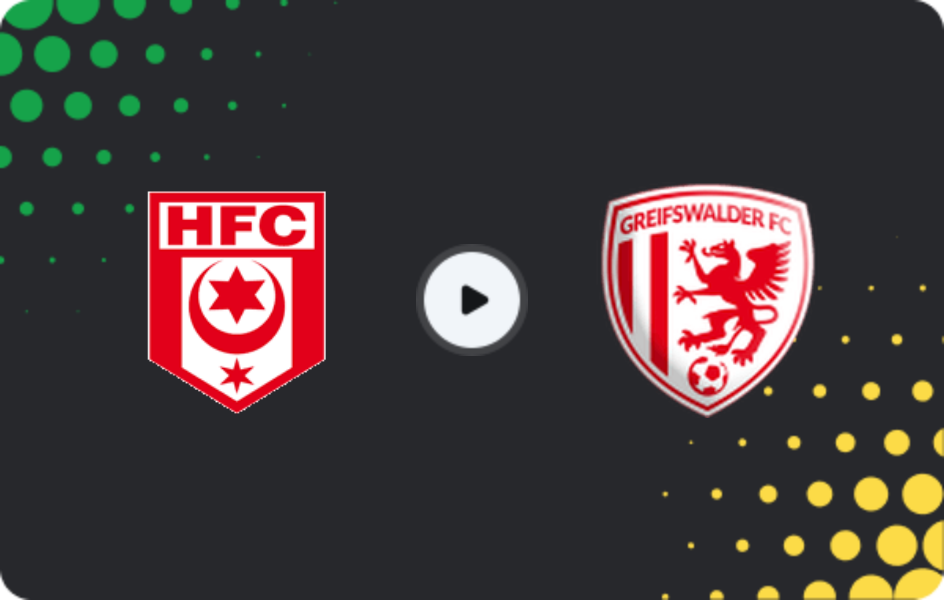 Where to watch Hallescher FC — Greifswalder FC, Regionalliga - Nordost, 22.02.2026