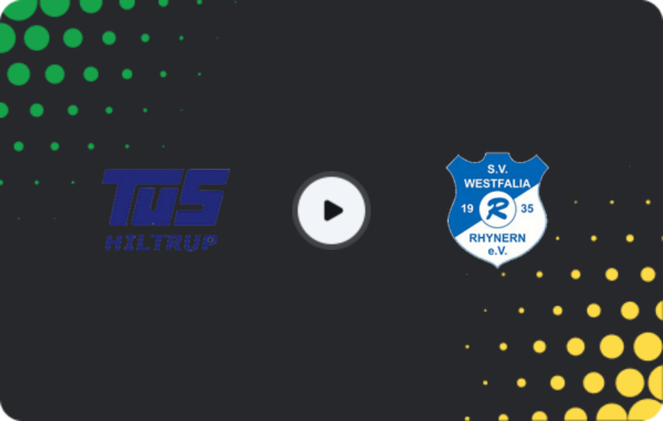 Where to watch Hiltrup — Westfalia Rhynern, Oberliga - Westfalen, 22.02.2026
