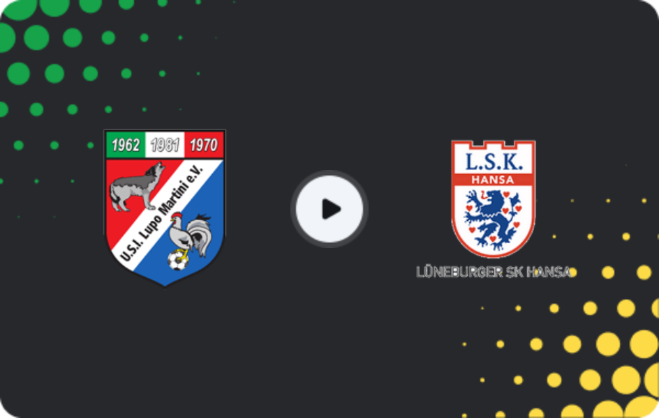 Where to watch Lupo-Martini — Lüneburger SK Hansa, Oberliga - Niedersachsen, 22.02.2026