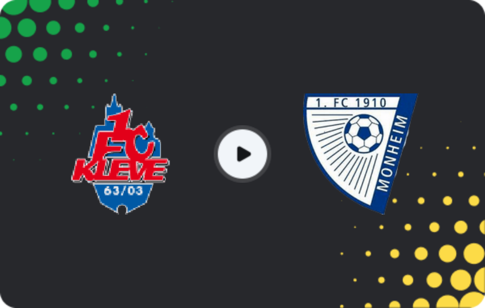 Where to watch Kleve — Monheim, Oberliga - Niederrhein, 22.02.2026