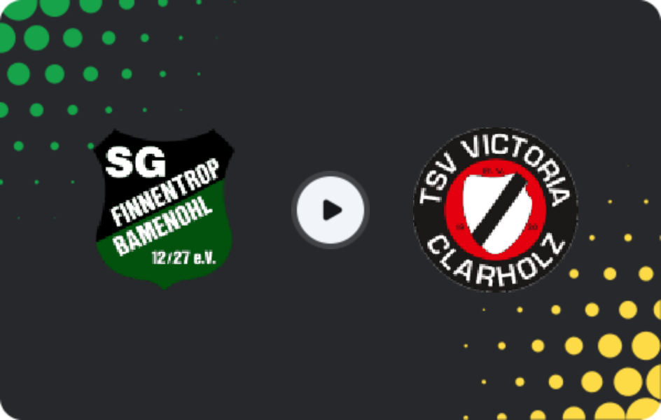 Where to watch Finnentrop / Bamenohl — Victoria Clarholz, Oberliga - Westfalen, 22.02.2026