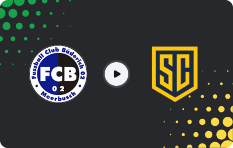 Where to watch Büderich — SC St. Tönis, Oberliga - Niederrhein, 22.02.2026