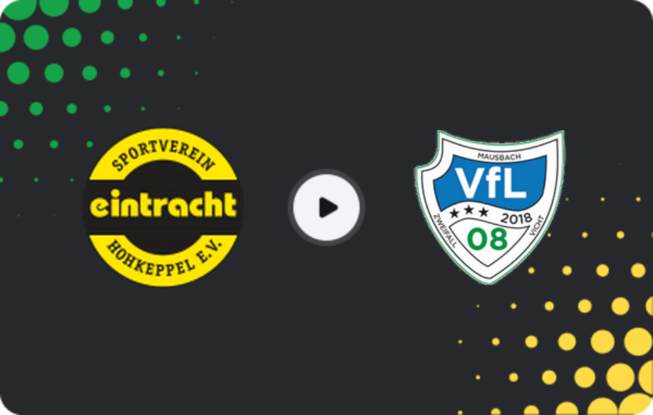 Where to watch Eintracht Hohkeppel — VfL Vichttal, Oberliga - Mittelrhein, 22.02.2026