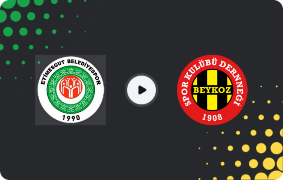 Where to watch Etimesgut Belediyespor — Beykoz İshaklıspor, 3. Lig - Group 1, 22.02.2026
