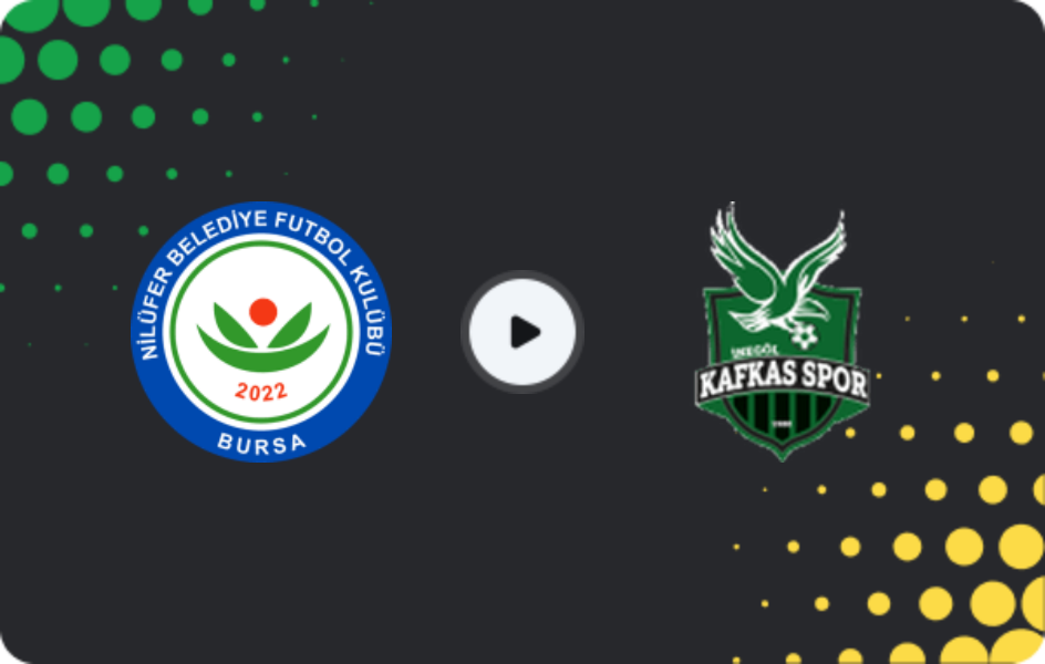 Where to watch Nilüfer Belediye — İnegöl Kafkas Gençlik, 3. Lig - Group 1, 22.02.2026
