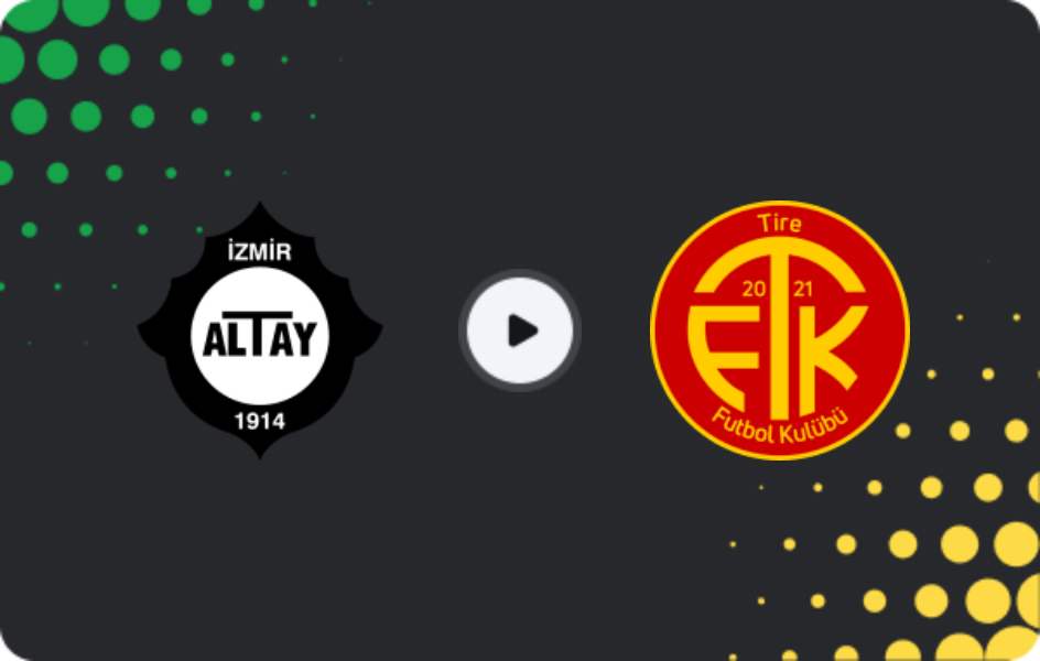 Where to watch Altay — Tire 2021 FK, 3. Lig - Group 4, 22.02.2026