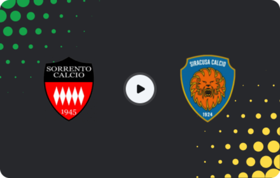 Where to watch Sorrento — Siracusa, Serie C - Girone C, 22.02.2026