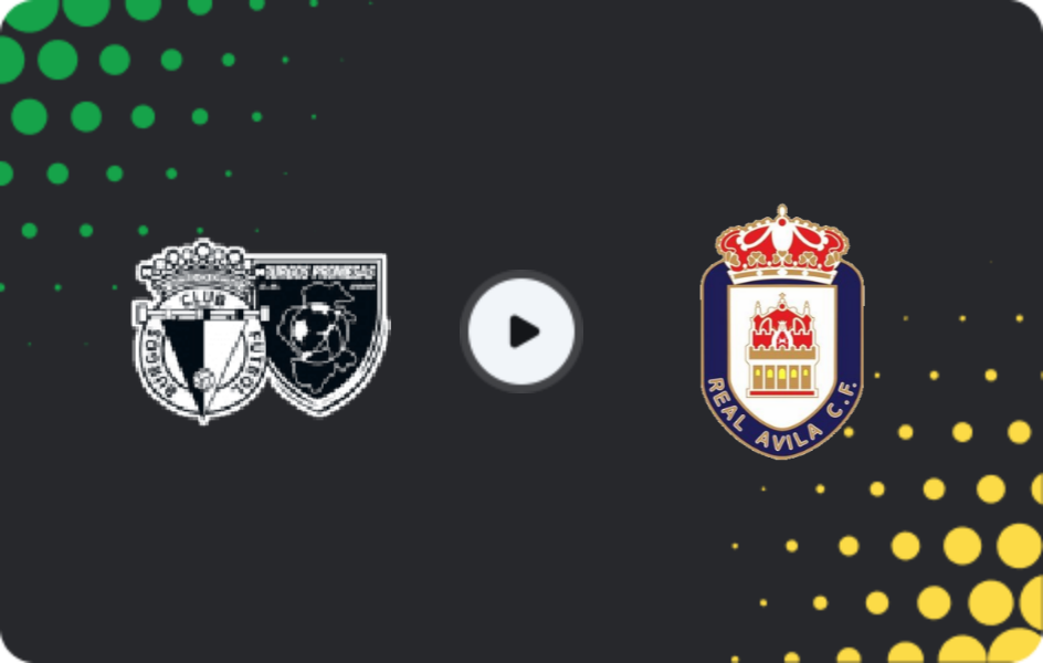 Where to watch Burgos Promesas — Real Ávila, Segunda Federación – Group 1, 22.02.2026