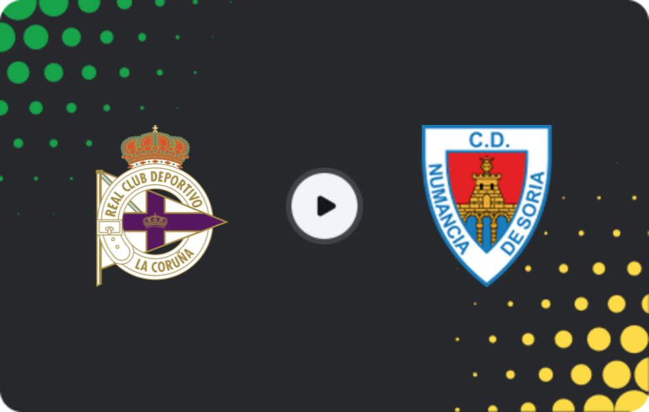 Where to watch Deportivo La Coruña II — Numancia, Segunda Federación – Group 1, 22.02.2026