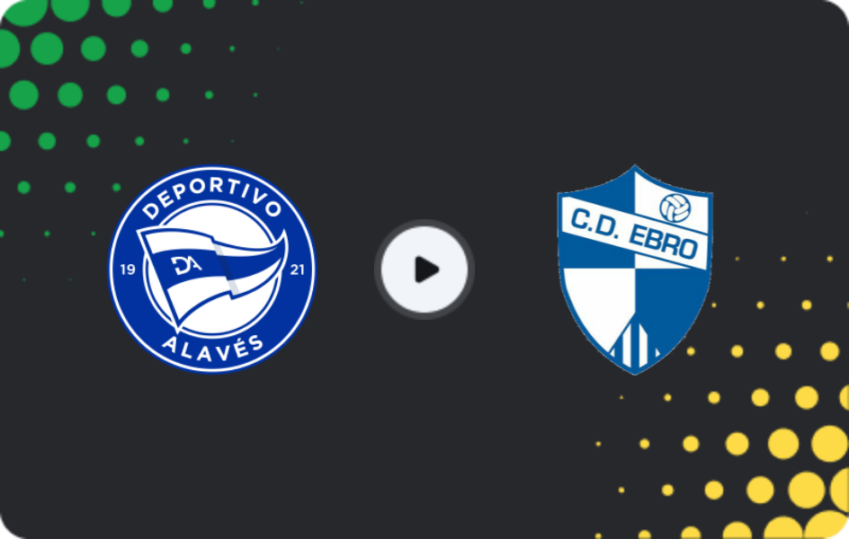 Where to watch Deportivo Alavés II — Ebro, Segunda Federación - Group 2, 22.02.2026