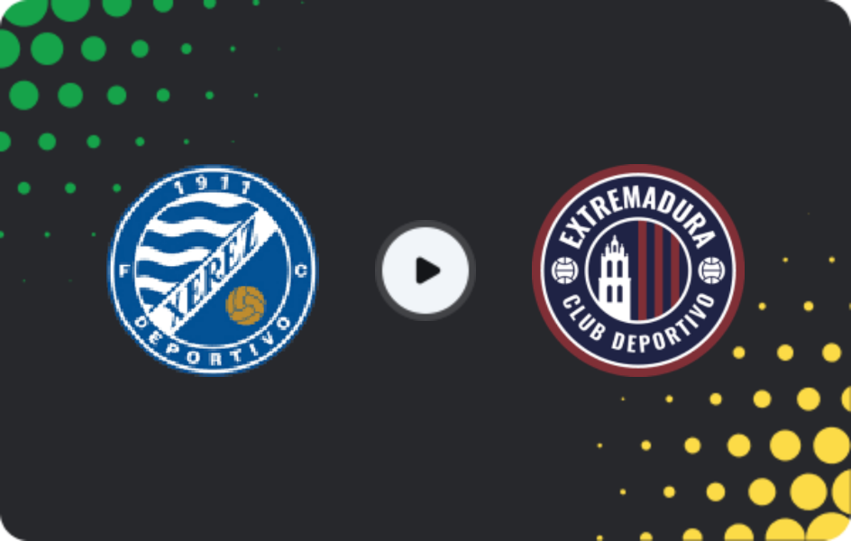 Where to watch Xerez Deportivo — Extremadura 1924, Segunda Federación - Group 4, 22.02.2026