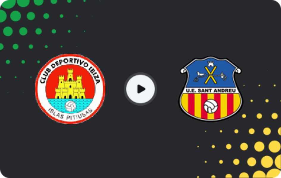 Where to watch Ibiza Islas Pitiusas — Sant Andreu, Segunda Federación - Group 3, 22.02.2026