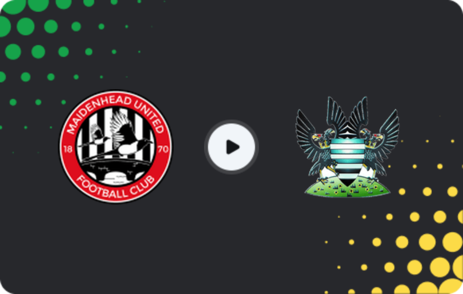 Where to watch Maidenhead — Salisbury, National League - South, 24.02.2026