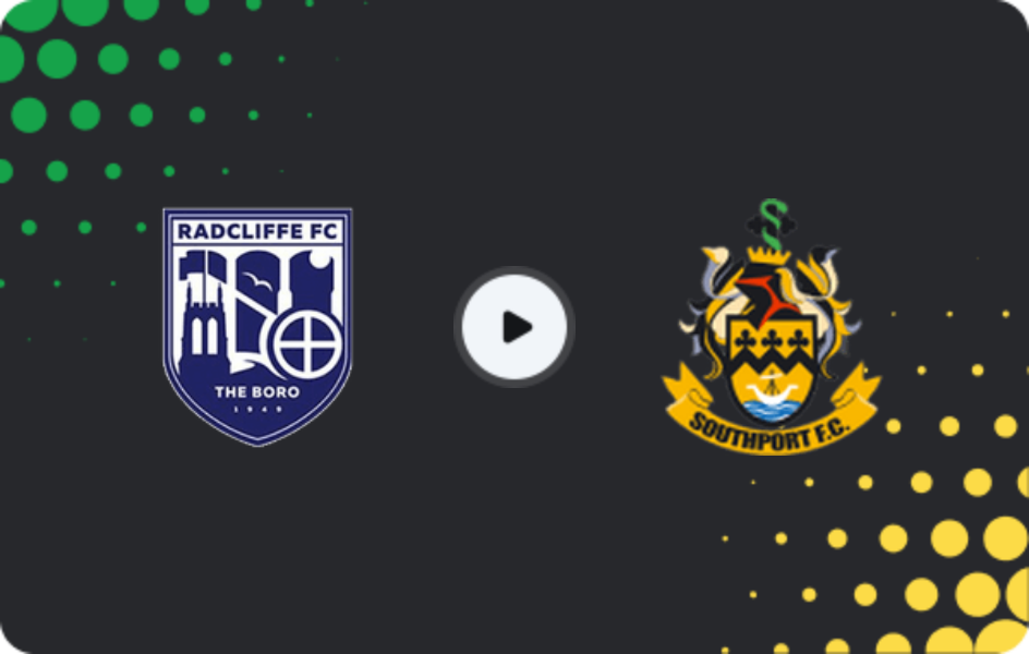 Where to watch Radcliffe — Southport, National League - North, 24.02.2026