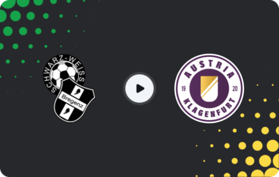 Where to watch Schwarz-Weiß Bregenz — Austria Klagenfurt, 2. Liga, 27.02.2026