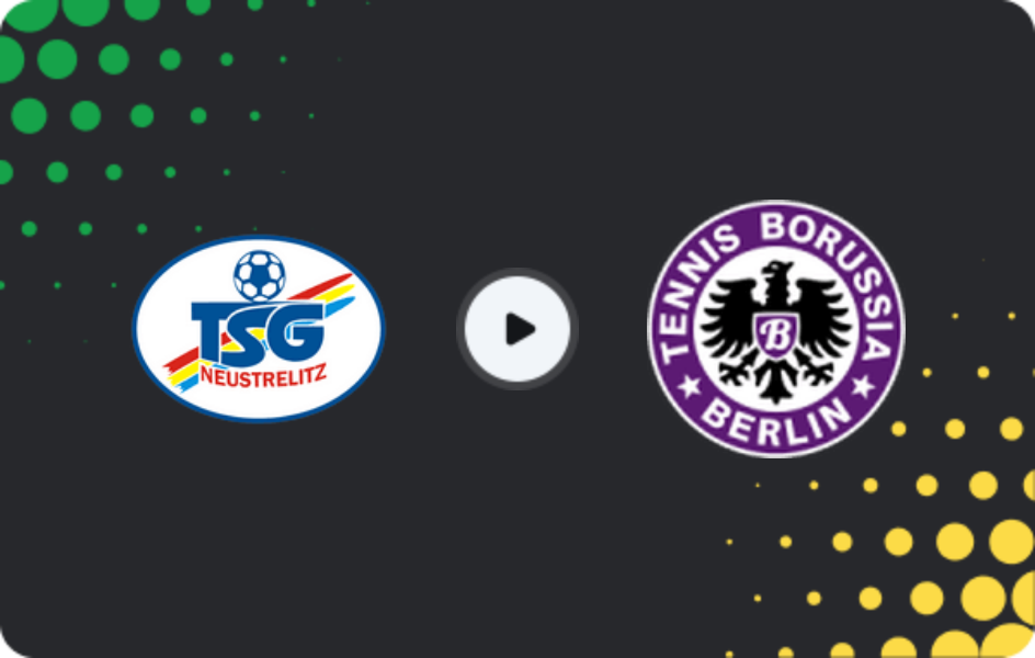 Where to watch Neustrelitz — Tennis Borussia, NOFV-Oberliga Nord, 27.02.2026
