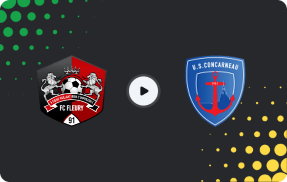 Where to watch Fleury 91 — Concarneau, Championnat National, 27.02.2026