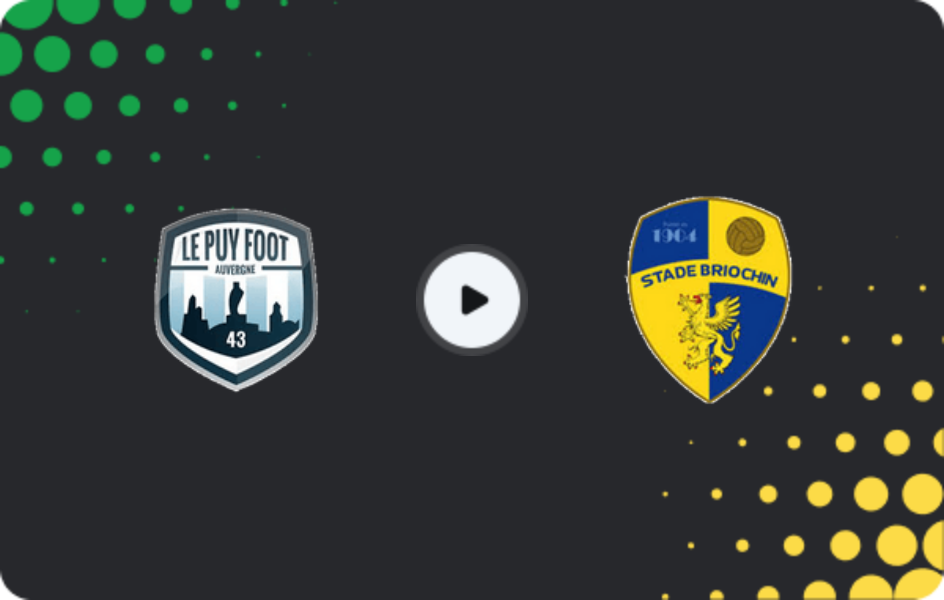 Where to watch Le Puy Foot — Stade Briochin, Championnat National, 27.02.2026