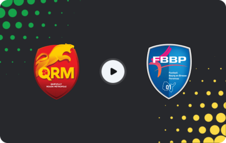 Where to watch Quevilly — Bourg-en-bresse 01, Championnat National, 27.02.2026