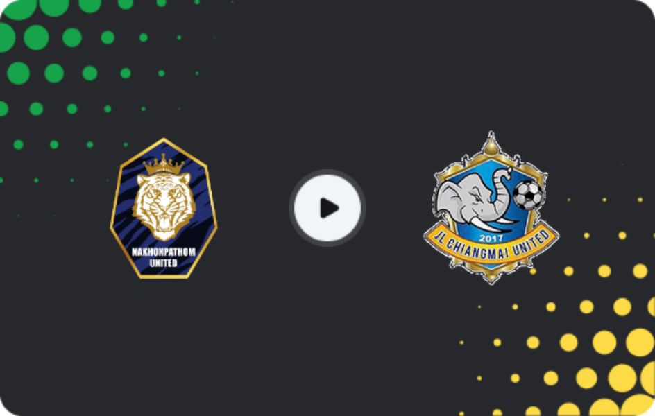 Where to watch Nakhon Pathom — Chiangmai United, League 2, 28.02.2026