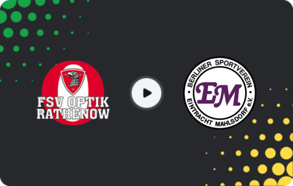 Where to watch Optik Rathenow — Eintracht Mahlsdorf, NOFV-Oberliga Nord, 28.02.2026