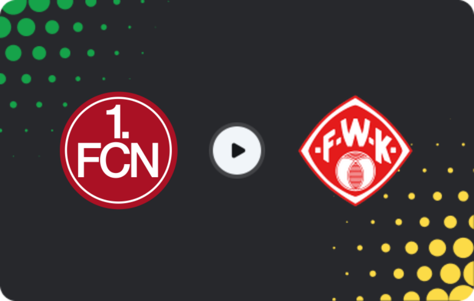 Where to watch Nürnberg II — Würzburger Kickers, Regionalliga - Bayern, 28.02.2026
